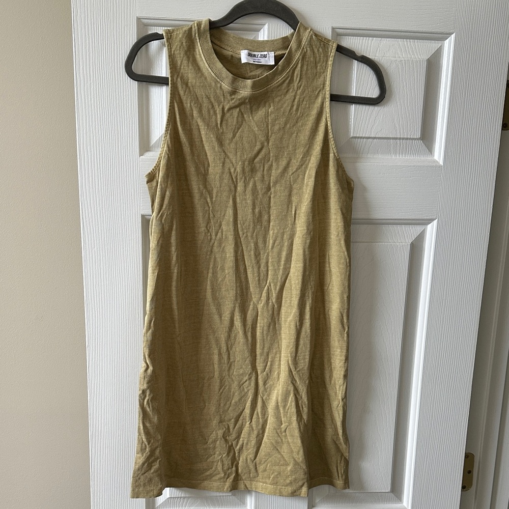 Chartreuse sleeveless Dress